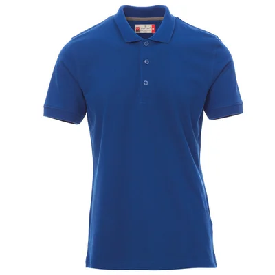 Тениска с яка PAYPER VENICE синя размер M