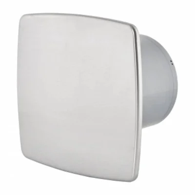 Вентилатор за баня ММ-P 100/105, квадрат, с клапа 05, метал - прав