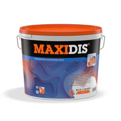 Водоустойчива интериорна боя Maxidis база А 15 л MAXIMA