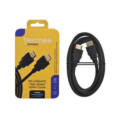 HDMI кабел High Speed 2 м Gold TEKMEE