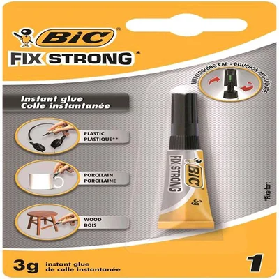 Моментно лепило BIC Fix Strong 3 гр