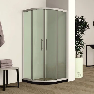 Регулируема душ кабина с бял профил ICS 789 WHITE INTER CERAMIC