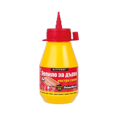 Екстрасилно лепило за дърво Прима D3 130 гр KITTFORT