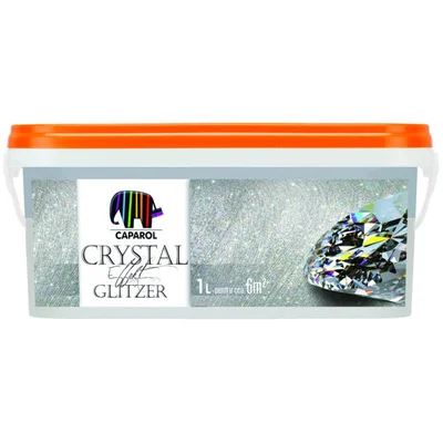 Лак интериорен crystal effekt блестящ /glitzer/ 1л caparol