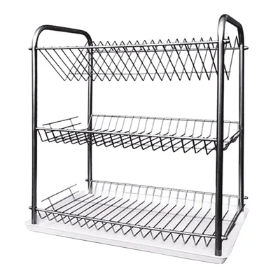Метален сушилник за съдове с тава 3 нива