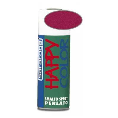 Спрей боя с перлен ефект червен 400 мл Happy Color SARATOGA