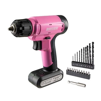 Акумулаторна бормашина 8 V 1.3Ah с аксесоари RD-CDL37 RAIDER