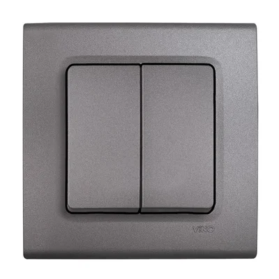 Двоен ключ сх. 5 LINNERA LIFE сив VIKO