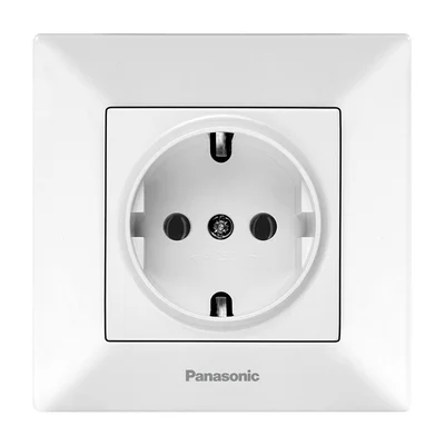 Ел. контакт шуко 16А Arkedia Slim бял PANASONIC