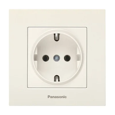 Контакт 16A Karre Plus цвят крем PANASONIC