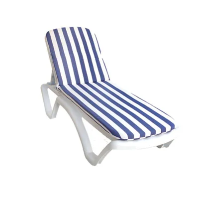 Възглавница за шезлонг 190х55см синьо рае