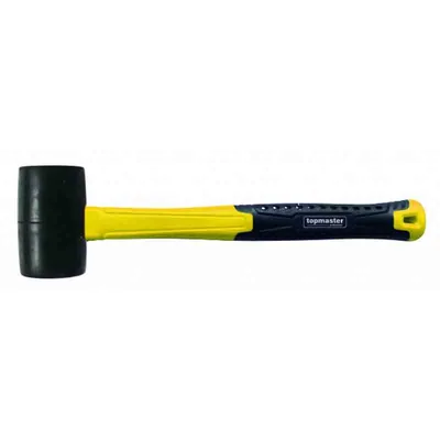Гумен чук с дръжка от фибростъкло 450 гр Topmaster
