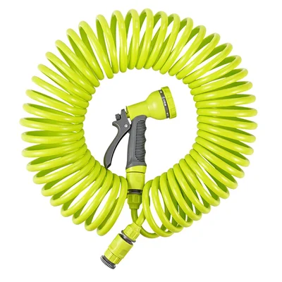 Комплект спираловиден маркуч 15 м с пистолет и конектори HERLY