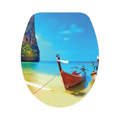 Тоалетна седалка с плавно затваряне 45.5х37.3см INTER CERAMIC