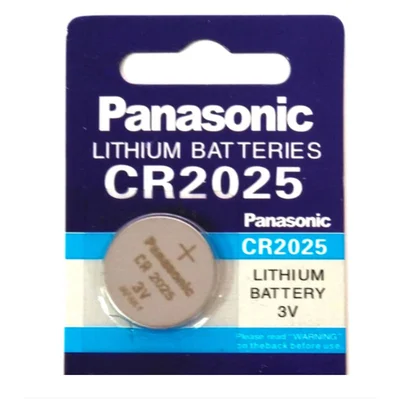 Бутонна литиева батерия Panasonic CR2025 3V 1 бр.