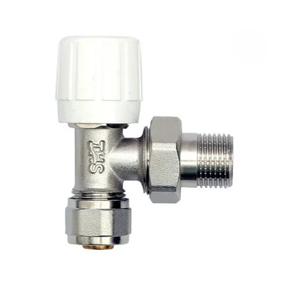 Ъглов вентил за радиатор с адаптор ф16 x 1/2" THS THERMOSTYLE