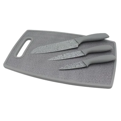 Комплект дъска за рязане и 3 бр. ножове ZEPHYR