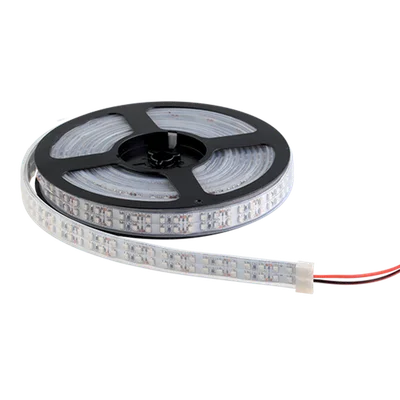 LED лента LED1200 3528 12V/DC IP65 2X120 бр./м студено бял