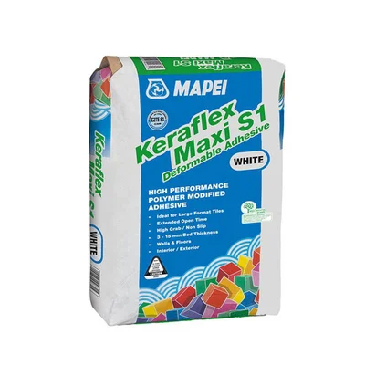 Лепило на циментова основа KERAFLEX MAXI - бяло - 23 кг