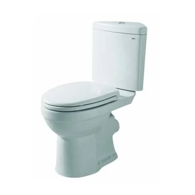 Ъглов моноблок Лукс задно оттичане със седалка 76х38х79см INTER CERAMIC