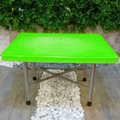 Детска маса 80x80 см зелена MEVSIM