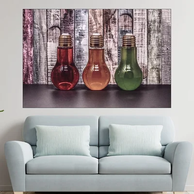 Ел крушки с напитки - картина пано за стена