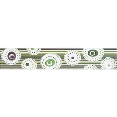 Фриз 6x33 см Скарлет комфорт зелен 1598 KAI