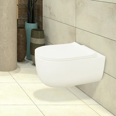 Окачена тоалетна чиния с капак V-Tondo Rimless  BOCCHI