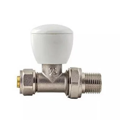 Прав вентил за радиатор с адаптор ф16x2" Gaia FORNARA