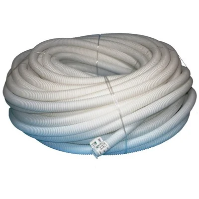 Тръба гофрирана Ф23 ЕКО бяла