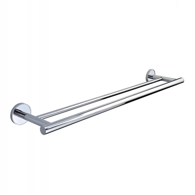 Двойна поставка за хавлия 60 см Lusso Chrome INTER CERAMIC
