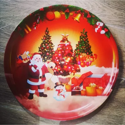 Коледен поднос Ø33 см