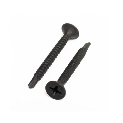 Винт самопробивен за гипсокартон черен 3.5x35 мм