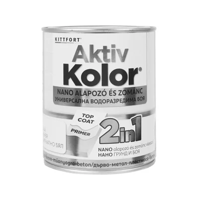 Боя 2в1 Aktiv Kolor 0.75 л бяла KITTFORT