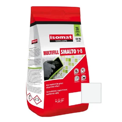 Фуга 1-8 мм 2 кг сребърно сива 29 Multifill Smalto ISOMAT