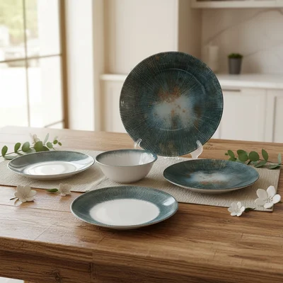 Порцеланов сервиз за хранене 24 части Земя TOPRAKSAN