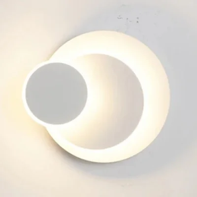 Стенен аплик Тройна окръжност бял мат DREAM LIGHTS