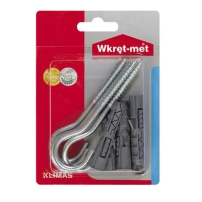 Дюбел за бетон със C кука 12Х60 блистер - WKRET-MET