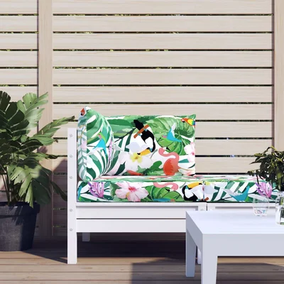 Палетни възглавници, 3 бр, многоцветни, плат Оксфорд