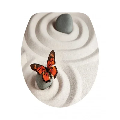 Тоалетна седалка 45.5х37.3см пеперуда INTER CERAMIC