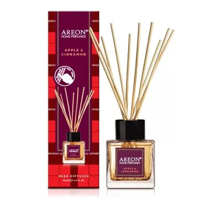 Ароматизатор с пръчици Ябълка и канела 50 мл AREON