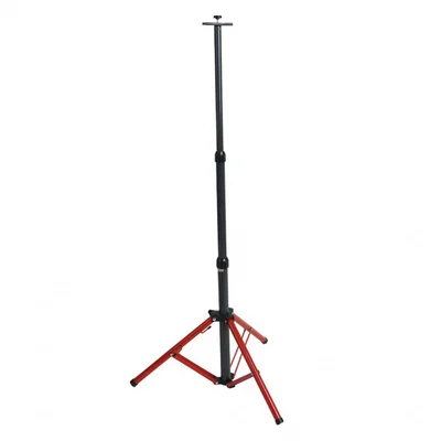 Единична стойка за прожектор 1.6 м червено/сиво LIGHTEX