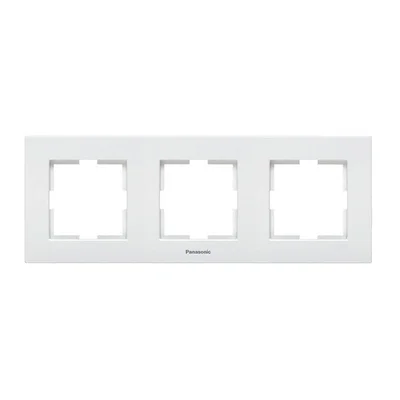 Тройна рамка Karre Plus бяла PANASONIC