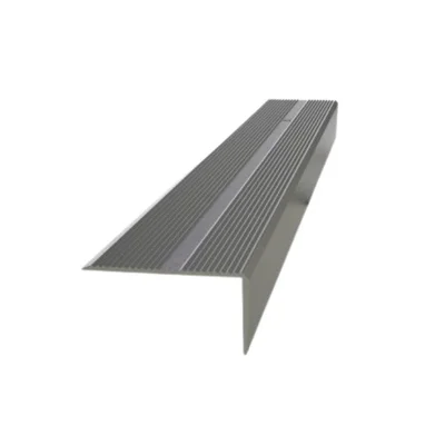 Г-образна алуминиева лайстна 42х22 мм 2.7 м сребро мат