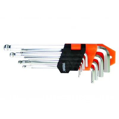 Къси шестограми за работа под ъгъл, к-кт 9 броя, 1.5-10 мм CR-V Gadget