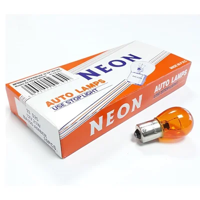 Крушкa за кола 93 12V 21W BAS15S оранжева NEON