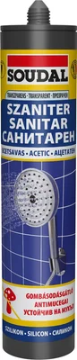 Санитарен прозрачен силикон 280 мл SOUDAL