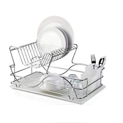 Сушилник за съдове 2 нива KB 009 хромиран TEKNO TEL