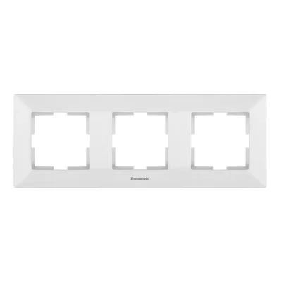 Тройна рамка Arkedia Slim бяла PANASONIC