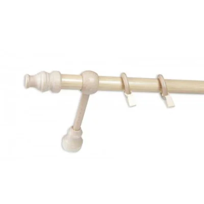 Дървен корниз за завеси бор Ø28 3м